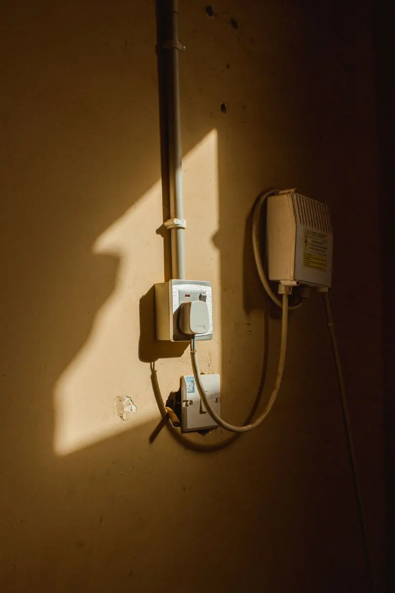 Power outlet inside a home